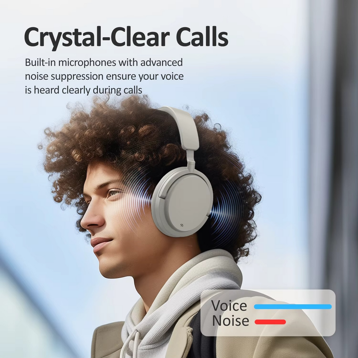 125-Hour Battery Life | Premium ANC Headphones with Qualcomm Chip